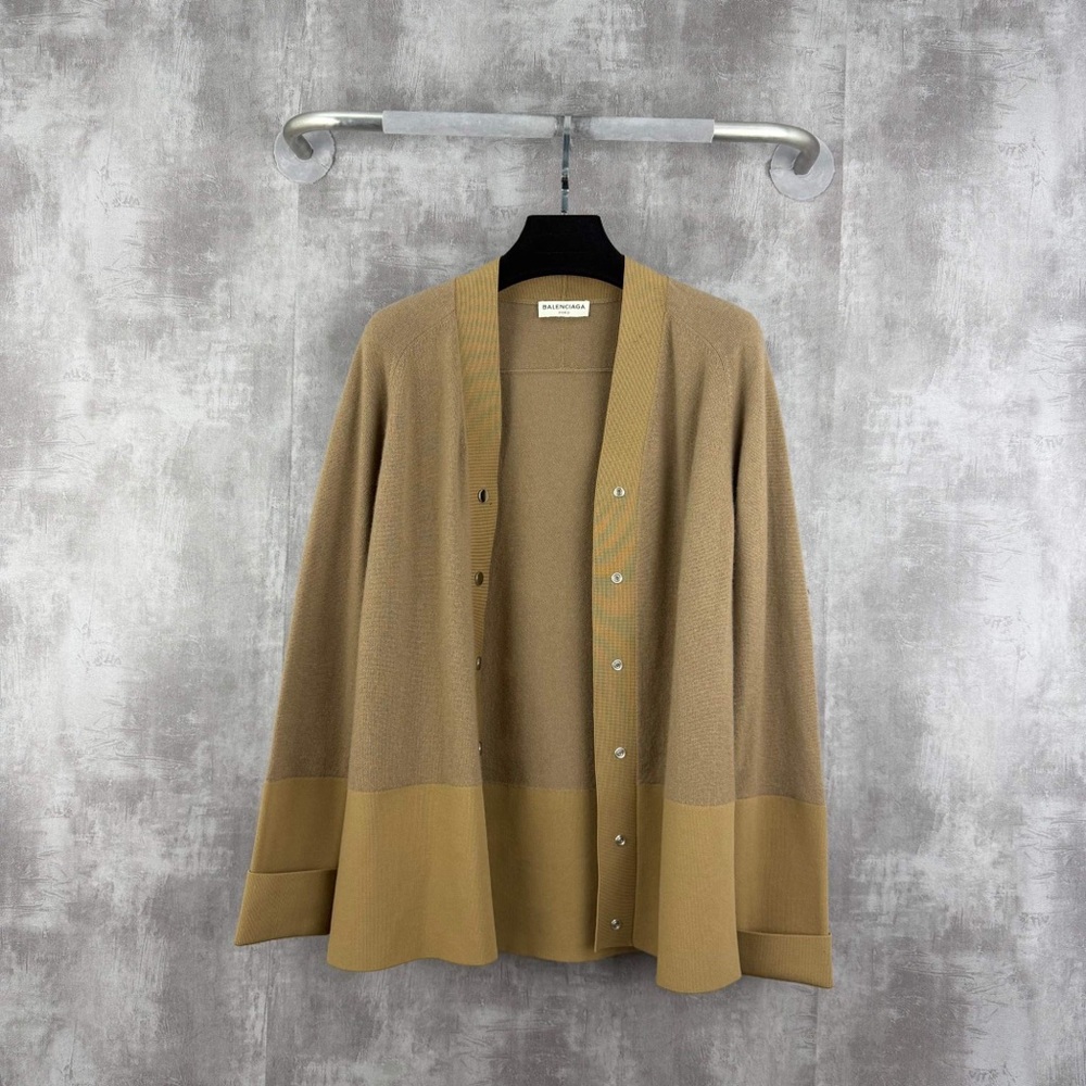 Authentic Balenciaga Tan Women's Cape Jacket